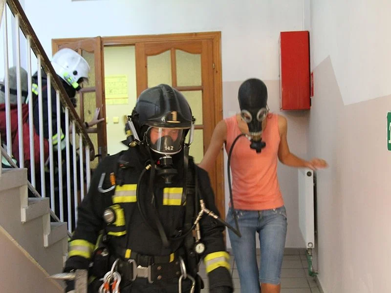 С учебным пожаром медучреждение справилось успешно